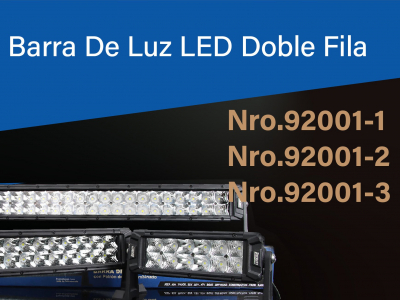 Lucidity Barra de Luz LED Doble Fila Nro.92001
