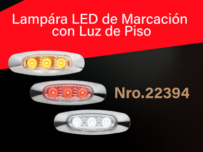 Lucidity Lampára LED de Marcación con Luz de Piso NO.22394