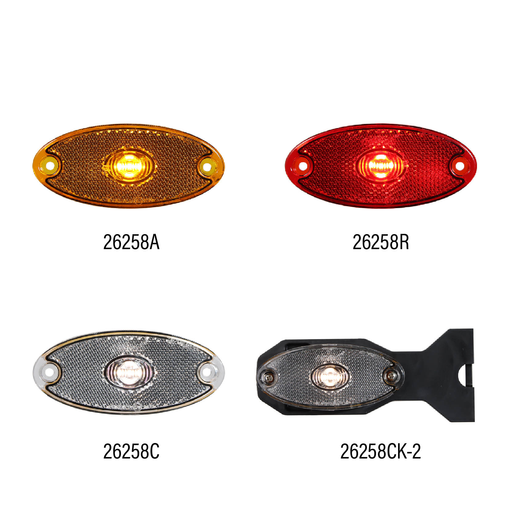 るいるい　1002 26258 - LED Oval Side Marker - Lucidity Enterprise Co., Ltd