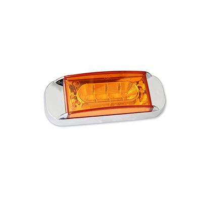 Side Marker Lights Indicator Light 4in 6 LED ABS Plastic Clearance Lamp